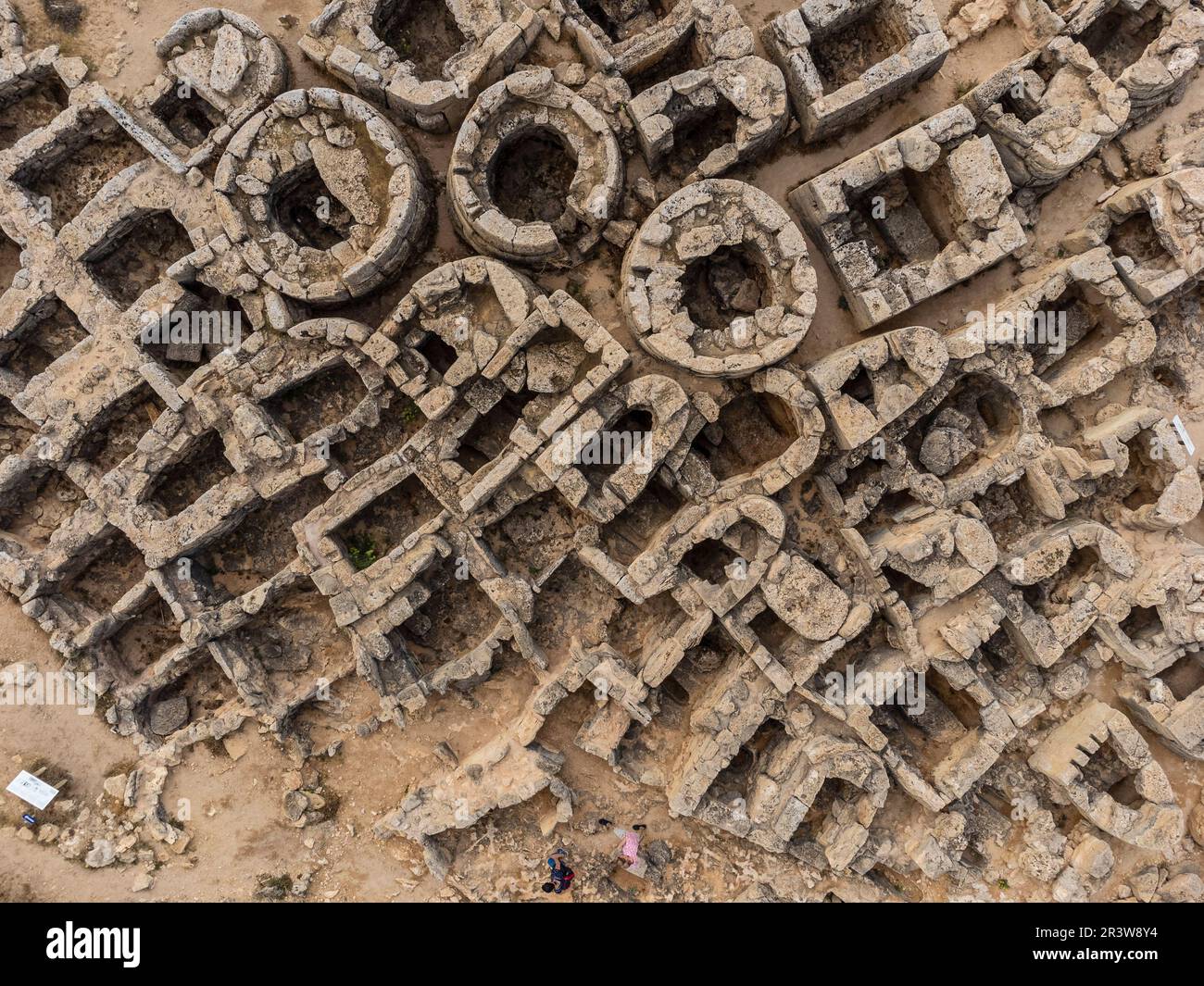 Site archéologique de la nécropole réelle de son Banque D'Images