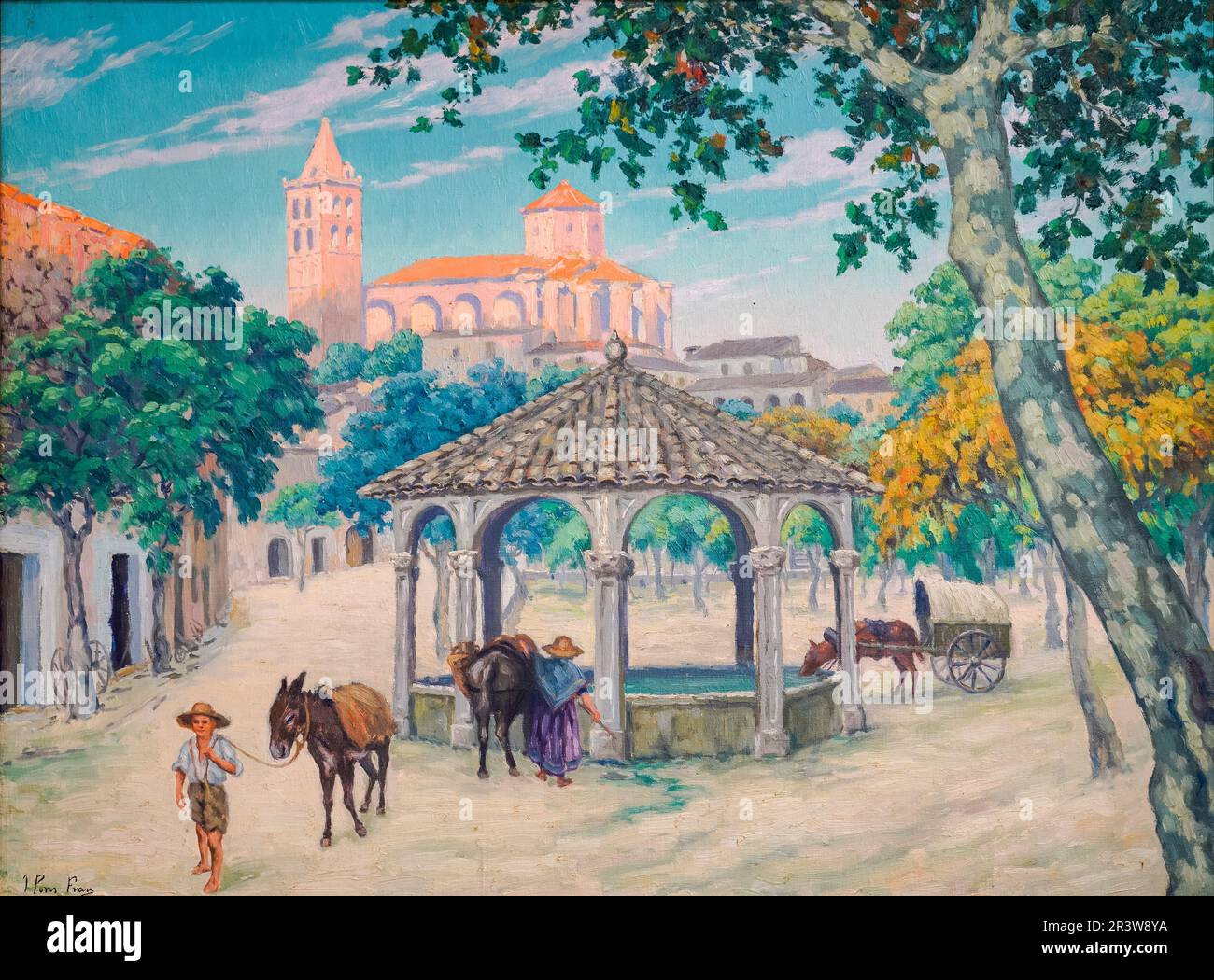 Abeurador del Fossar Banque D'Images