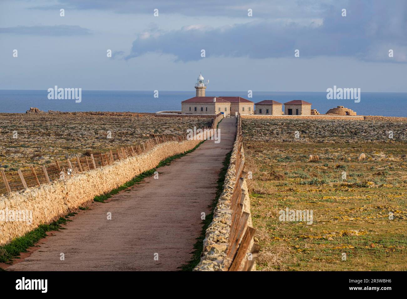Phare de Punta Nati cape Banque D'Images