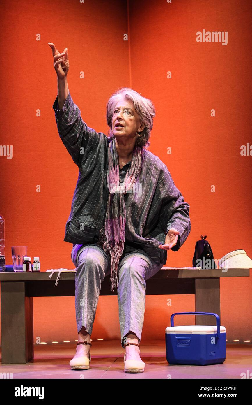 Dame Maureen Lipman prend part à une photocall pour son spectacle d'une femme « Rose » au Théâtre de l'Ambassadeur à Londres Banque D'Images