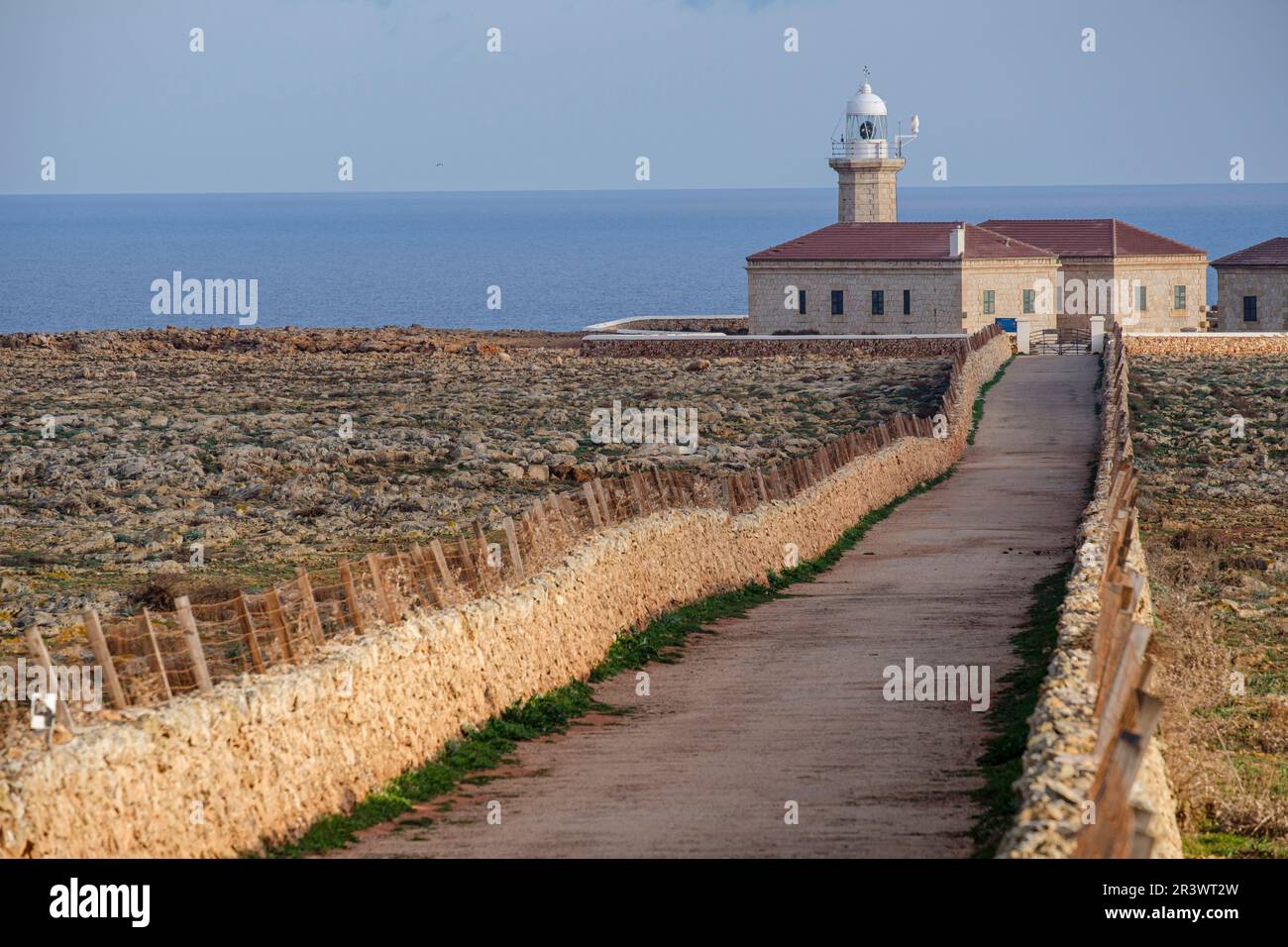 Phare de Punta Nati cape Banque D'Images