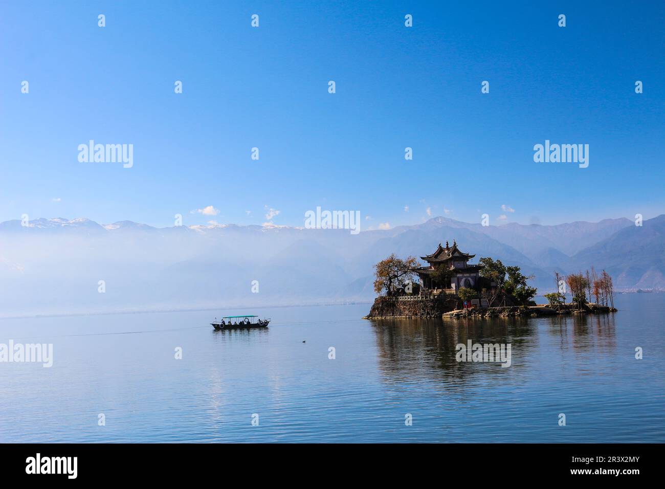 Lac à Dali, Yunnan, Chine Banque D'Images