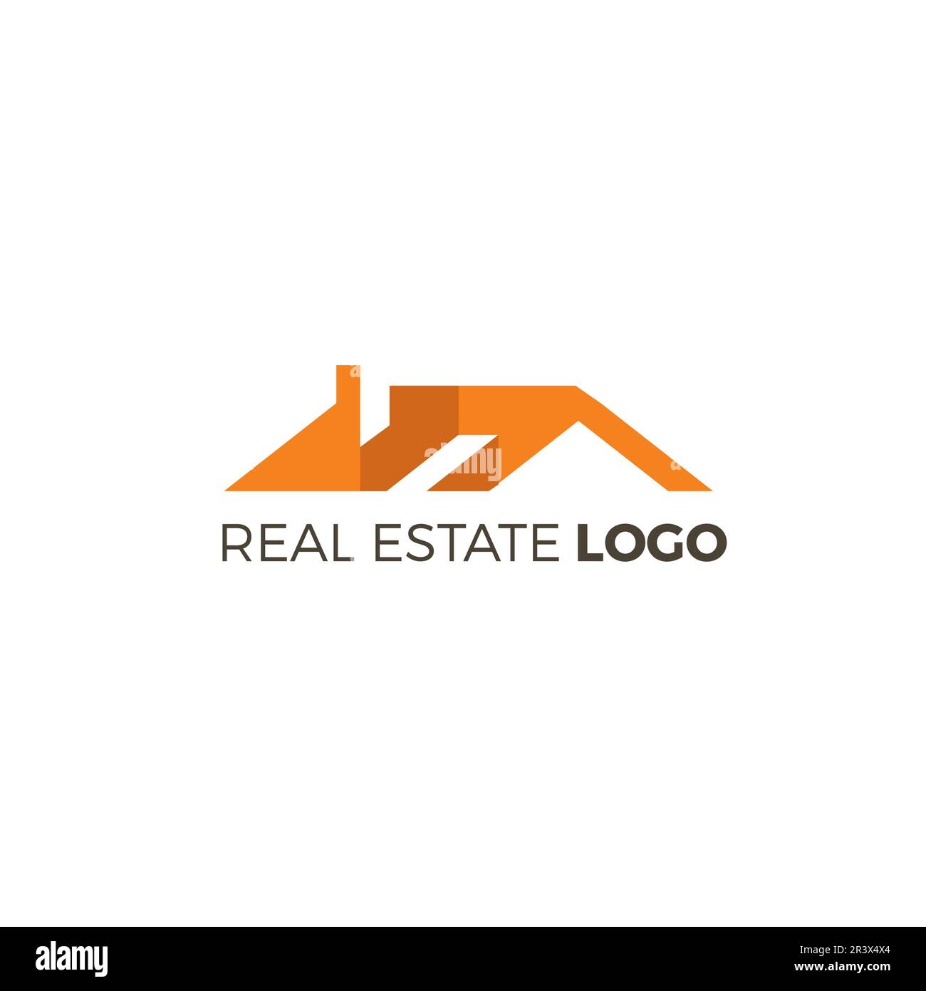 Logo Immobilier conception simple et propre Illustration de Vecteur