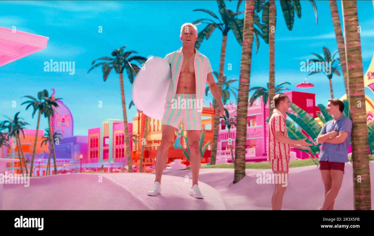 RYAN GOSLING à BARBIE (2023), dirigé par GRETA GERWIG. Crédit: WARNER BROS. / Album Banque D'Images
