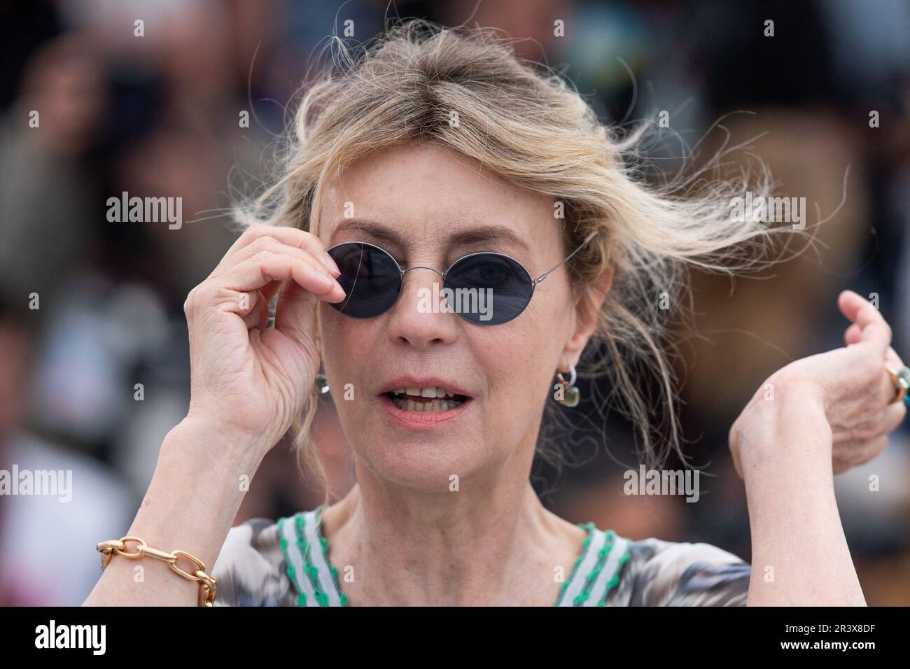 Cannes, France. 24th mai 2023. Margherita Acheter assister à la photo il sol dell'avvenire (Un avenir meilleur) dans le cadre du Festival de Cannes 76th à Cannes, France sur 24 mai 2023. Photo d'Aurore Marechal/ABACAPRESS.COM crédit: Abaca Press/Alay Live News Banque D'Images