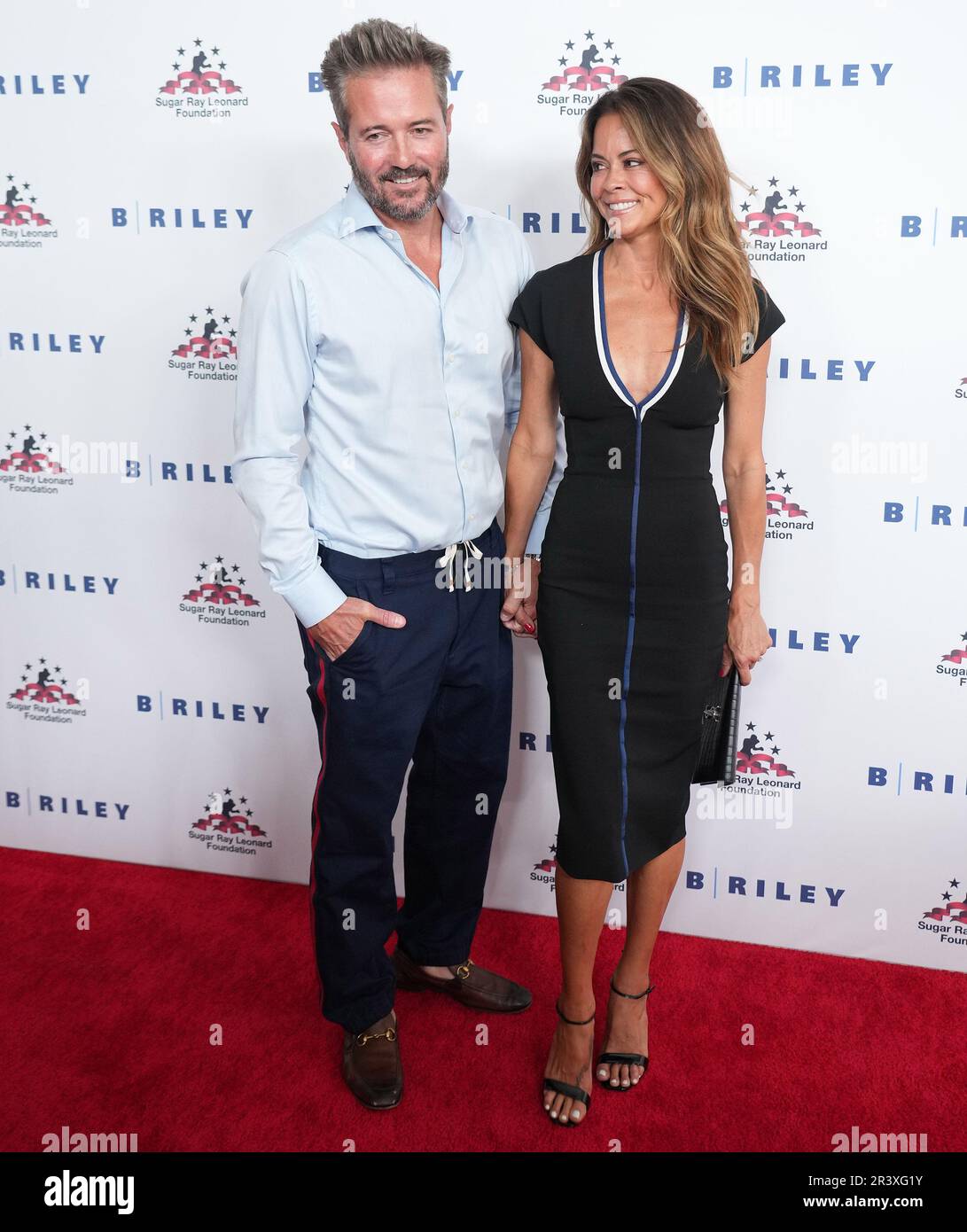 (G-D) Scott Rigsby et Brooke Burke à la Fondation annuelle 12th Sugar ...
