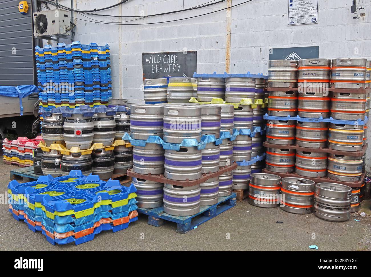 Craft Keg Store - Wildcard Brewery Walthamstow, Shernhall St, Londres, Angleterre, Royaume-Uni, E17 9HQ Banque D'Images