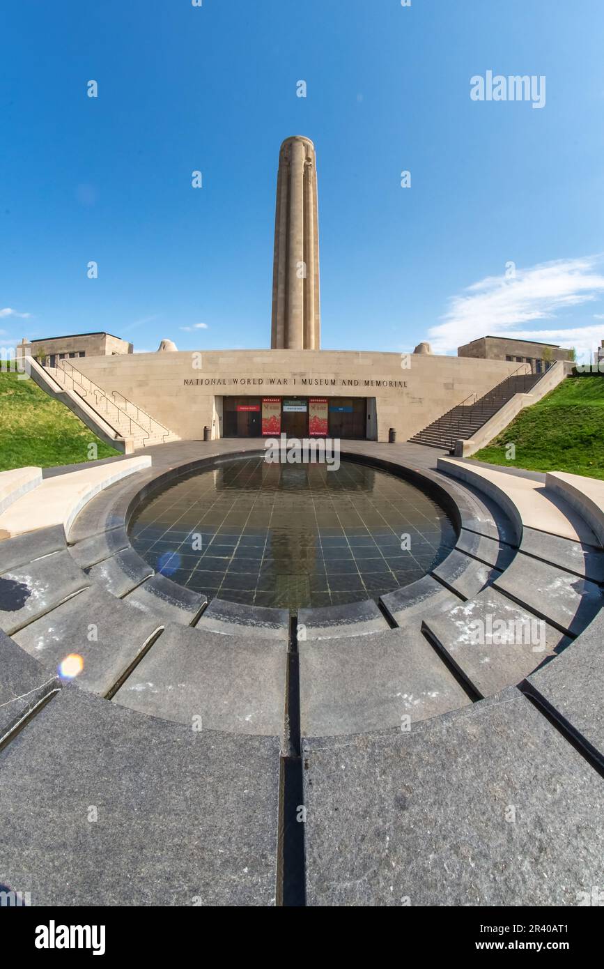 Monument et musée de la liberté de la première Guerre mondiale de Kansas City, construit en 1926 Banque D'Images