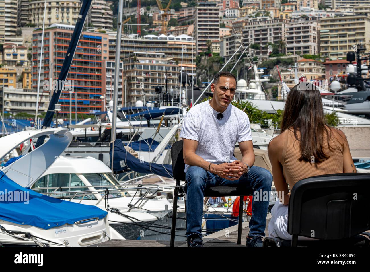 Monte Carlo, Monaco, 25th mai 2023, Pastor Maldonado participe à la montée, ronde 07 du championnat de Formule 1 2023. Crédit : Michael Potts/Alay Live News Banque D'Images