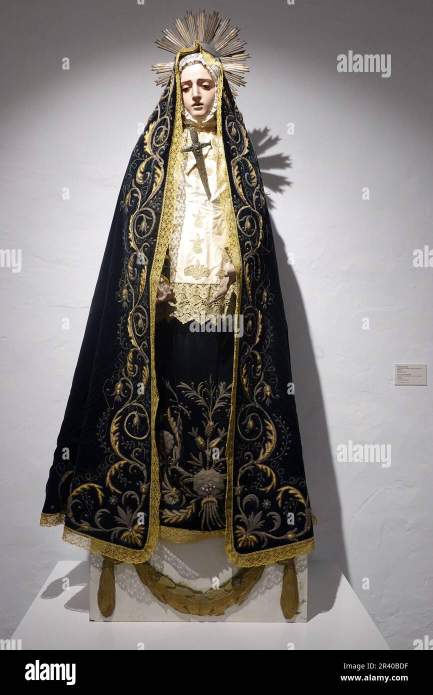 Musée diocésain d'Art Sacré - Virgen Dolorosa Banque D'Images
