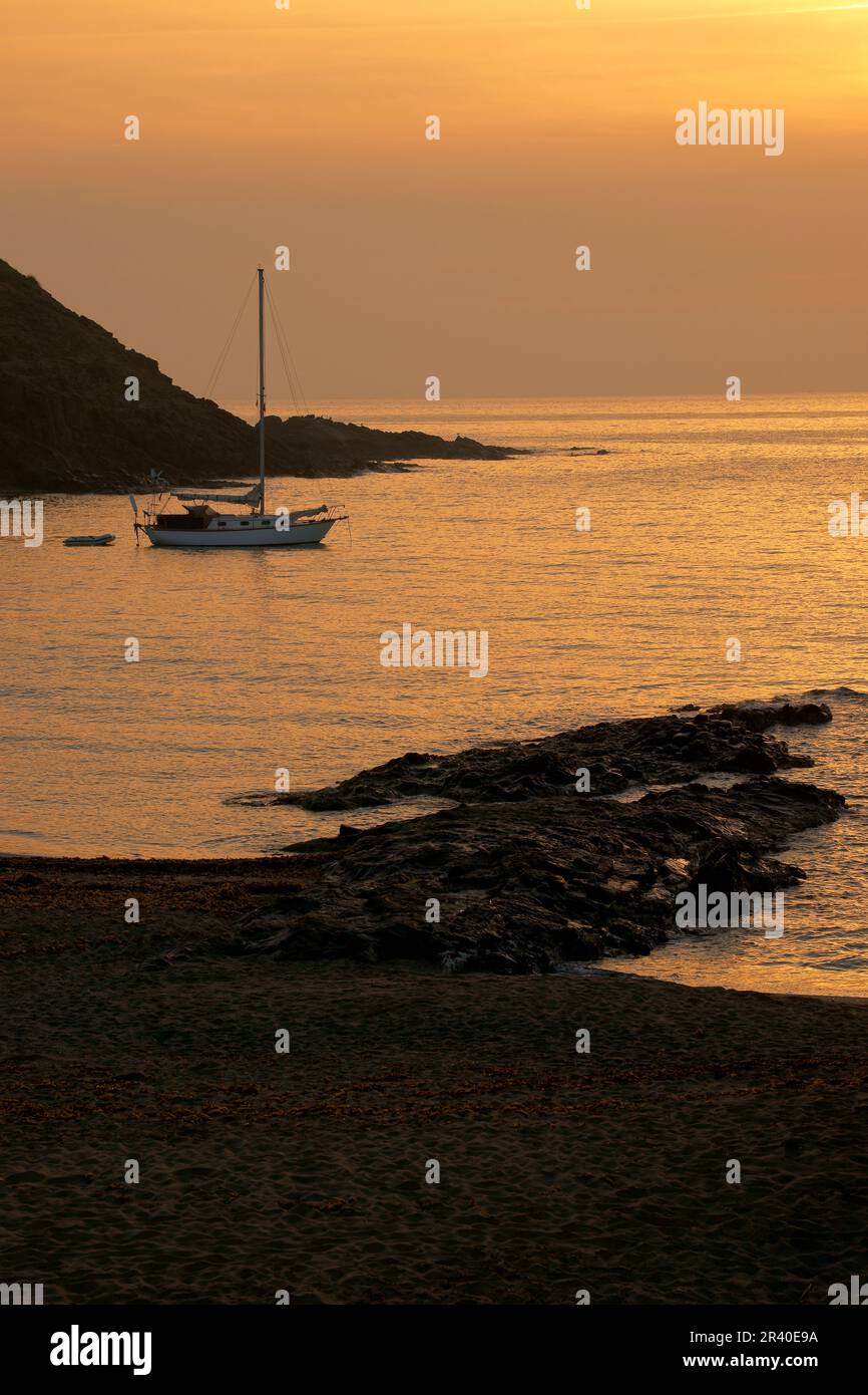 Cala Mesquida.Menorca.Reserva de la Bioesfera.Illes Balears.España. Banque D'Images