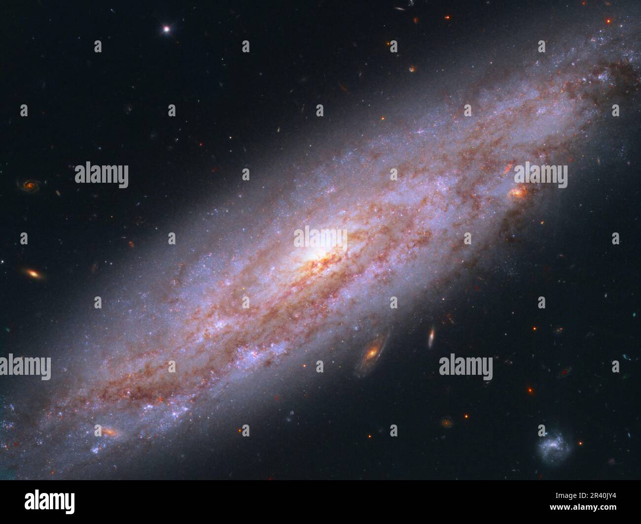 La galaxie spirale NGC 3972, située à 65 millions d'années-lumière. Banque D'Images