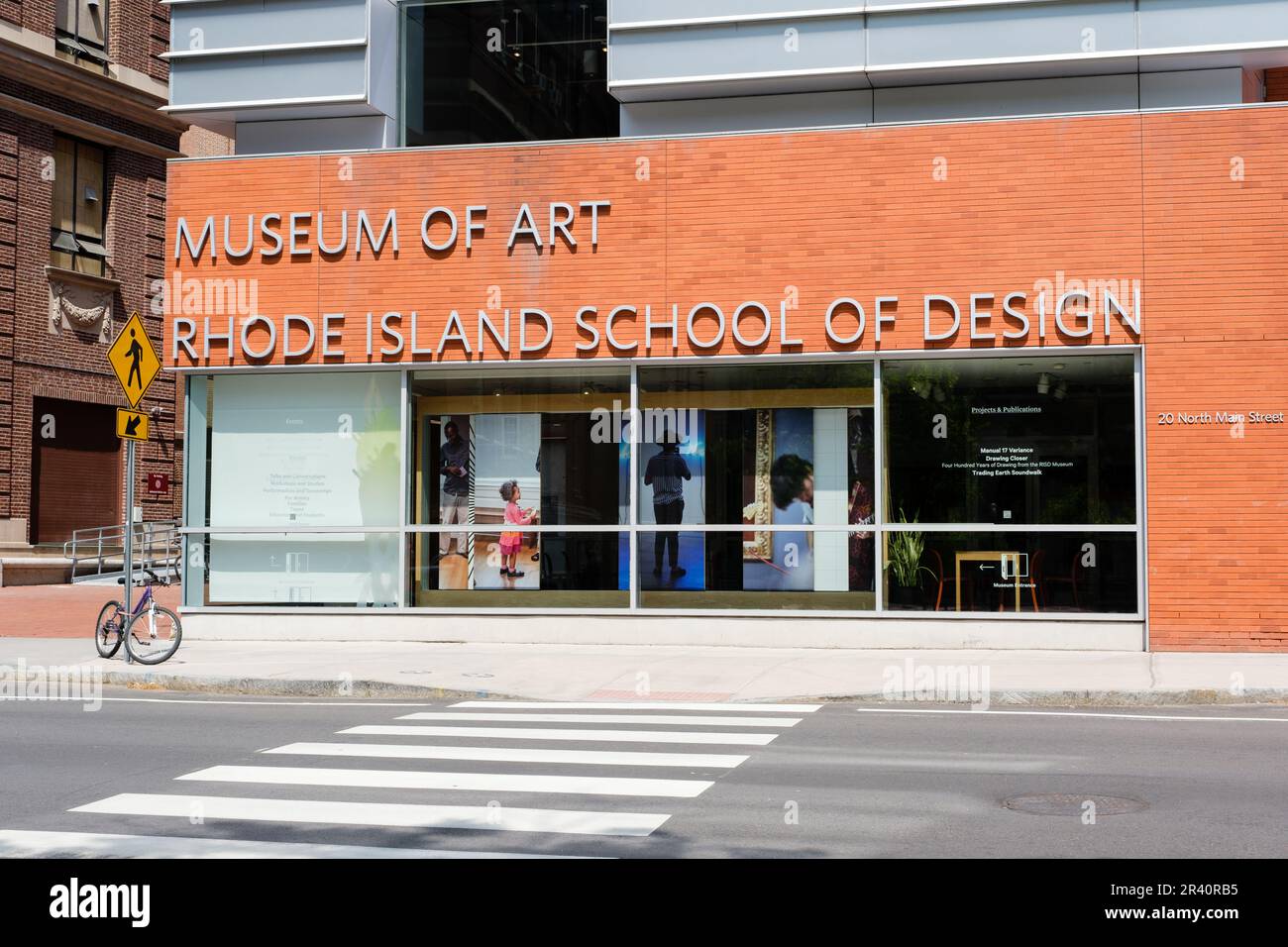Museum of Art, Rhode Island School of Design, RISD, dans le centre-ville de Providence, Rhode Island, États-Unis Banque D'Images