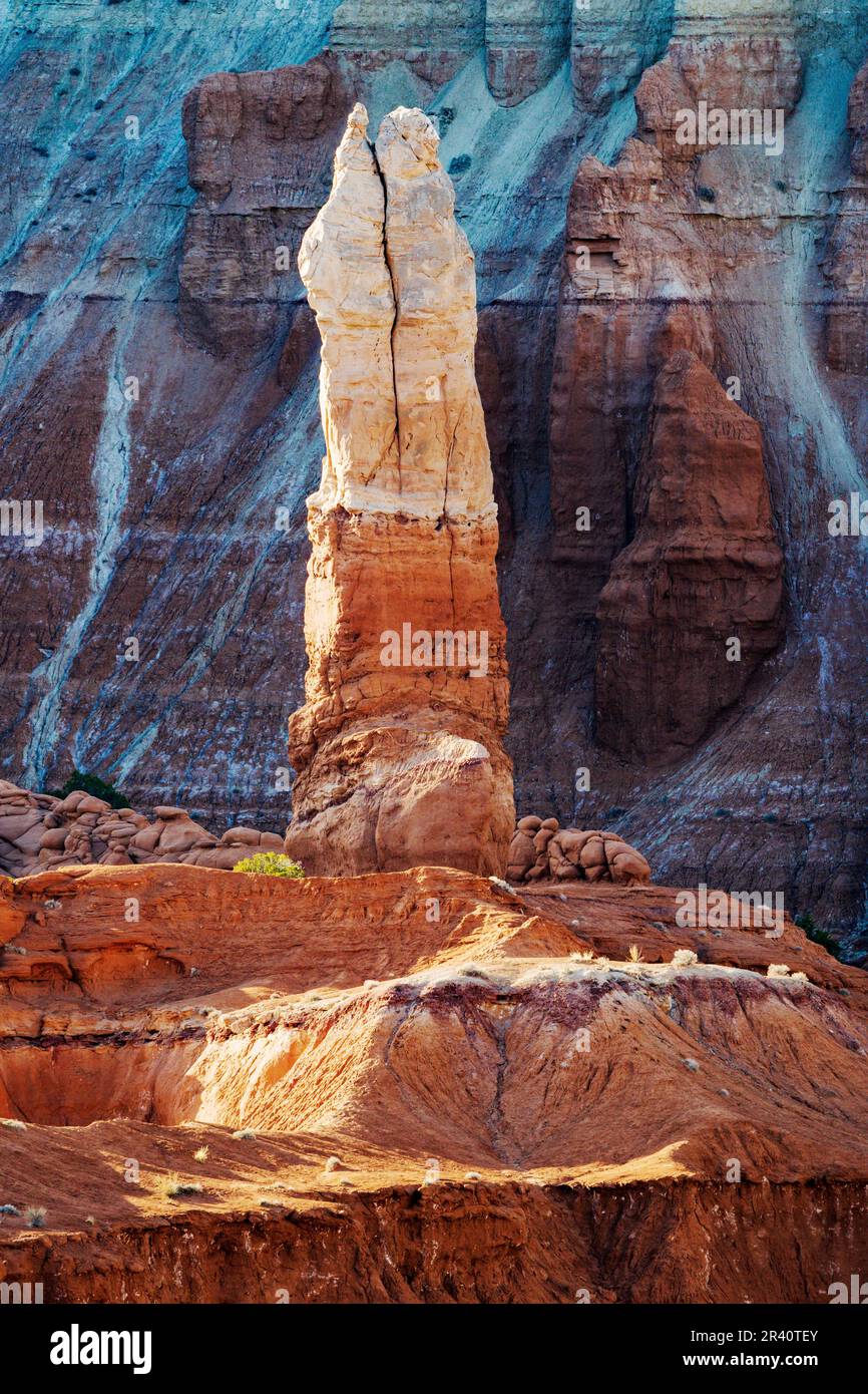 Formations de grès inhabituelles ; Angel's Palace Trail ; parc national de Kodachrome Basin ; Utah ; États-Unis Banque D'Images