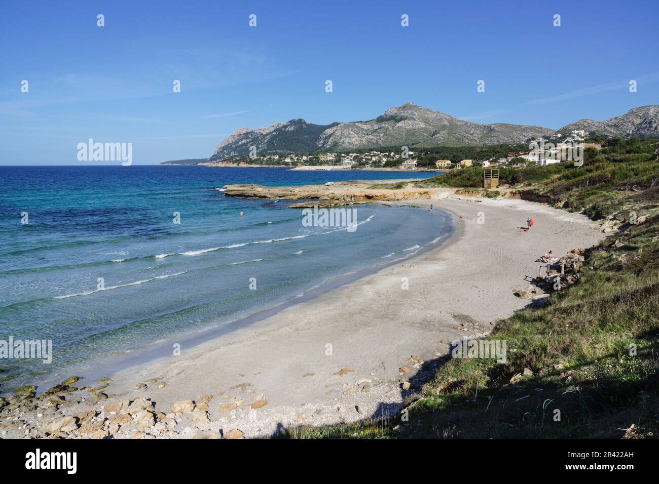 Playa de Sant Joan, Alcudia, Mallorca, Islas Baleares, Espagne Photo Stock  - Alamy