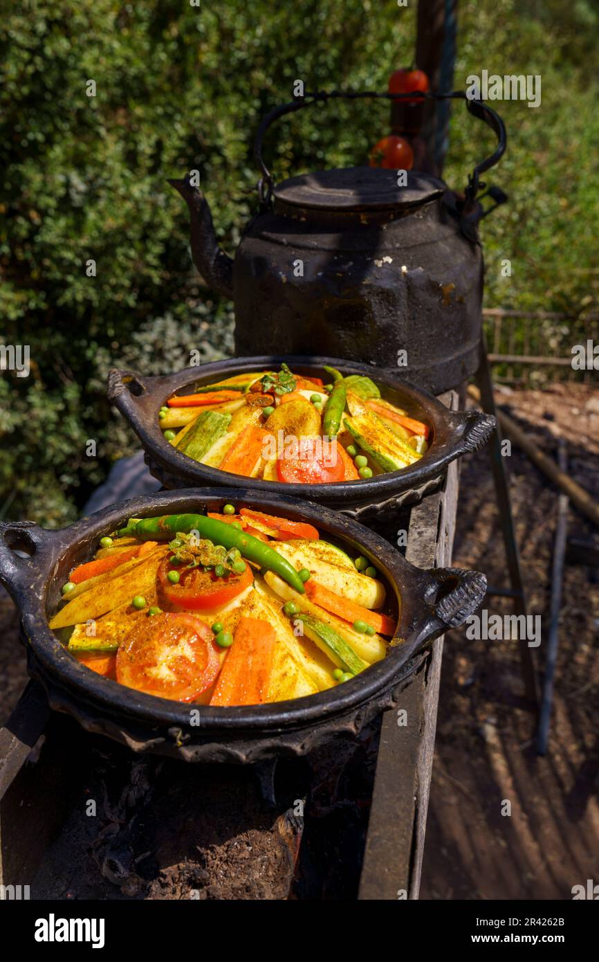 Tajine de légumes Banque D'Images