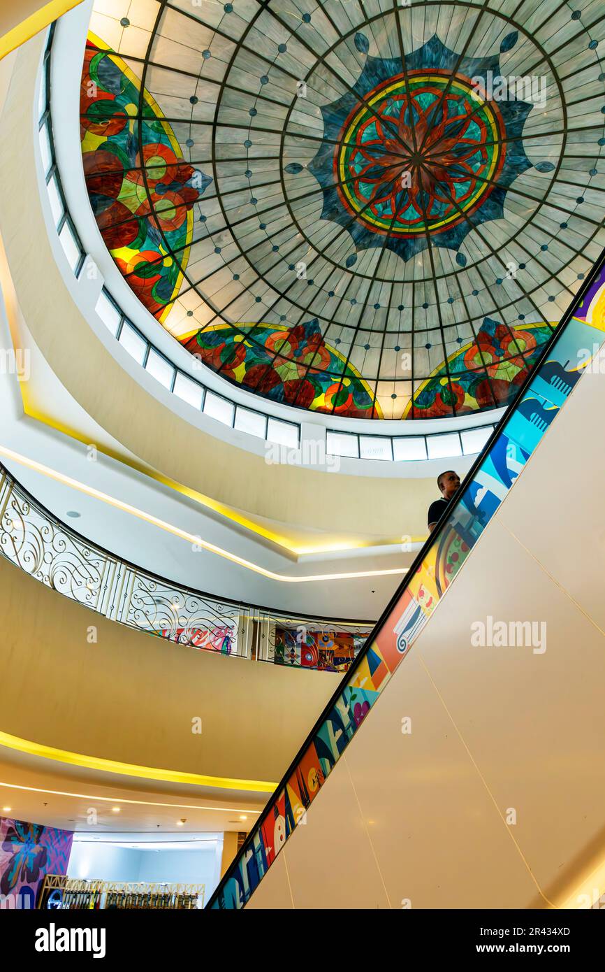 Intérieur, centre commercial Venice Grand Canal, Taguig City, Manille, Philippines Banque D'Images