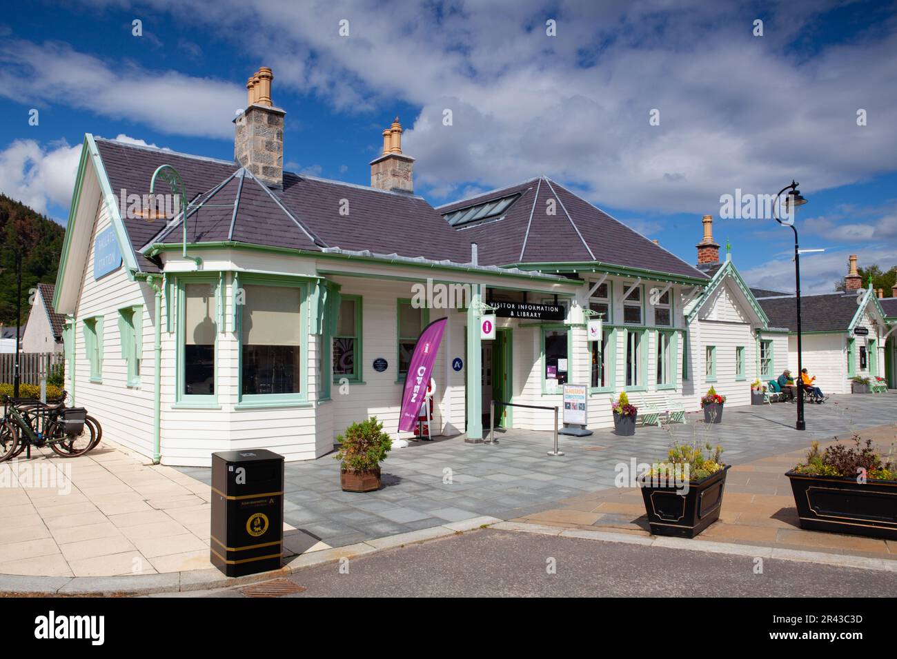 Ballater,Écosse - 5 août,2022: La gare de Ballater est une ancienne gare dans le village de Ballater dans Aberdeenshire. C'était le stati le plus proche Banque D'Images