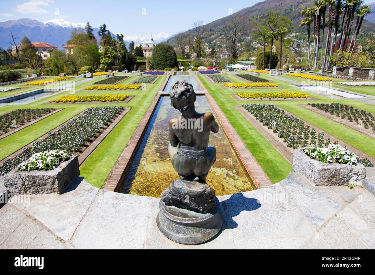 Villa Taranto - Italie. Célèbre jardin Italien près de Lago Maggiore Banque D'Images