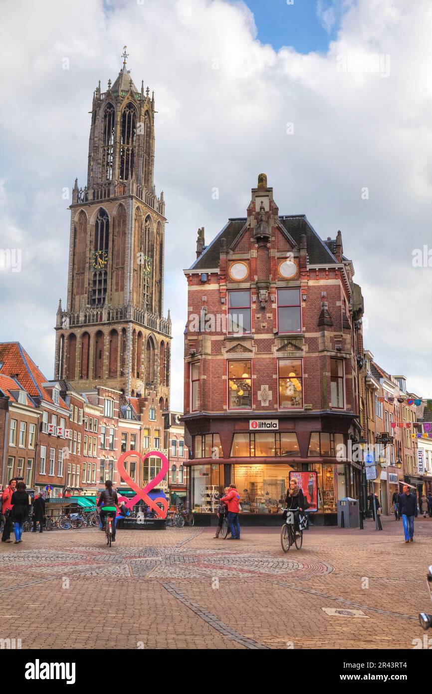 Utrecht, Cathédrale, pays-Bas Banque D'Images