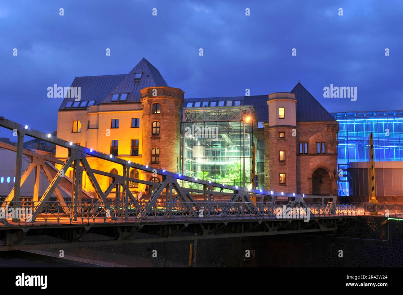 Imhoff Chocolate Museum, Chocolate Museum, Stollwerck Lindt Imhof Museum, Deutzer Drehbruecke Rheinauhafen, Cologne, Rhénanie-du-Nord-Westphalie, Allemagne Banque D'Images