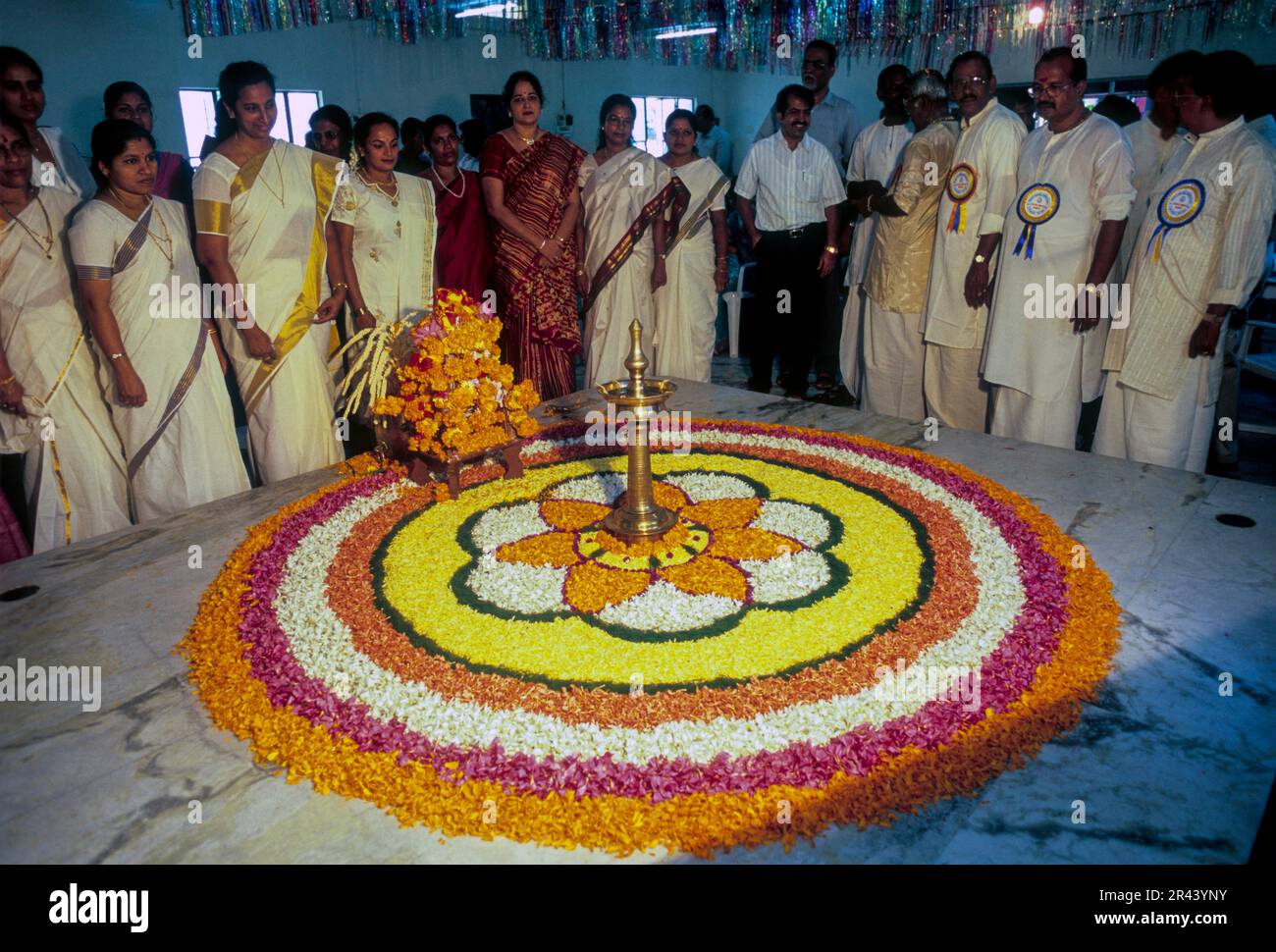 Onam Celebration, Kerala, Inde du Sud, Inde, Asie Banque D'Images