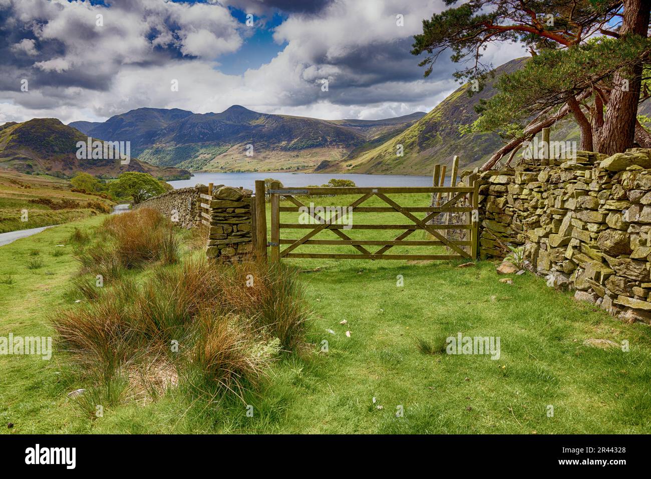 Crummock Water le Lake District Cumbria Royaume-Uni Banque D'Images