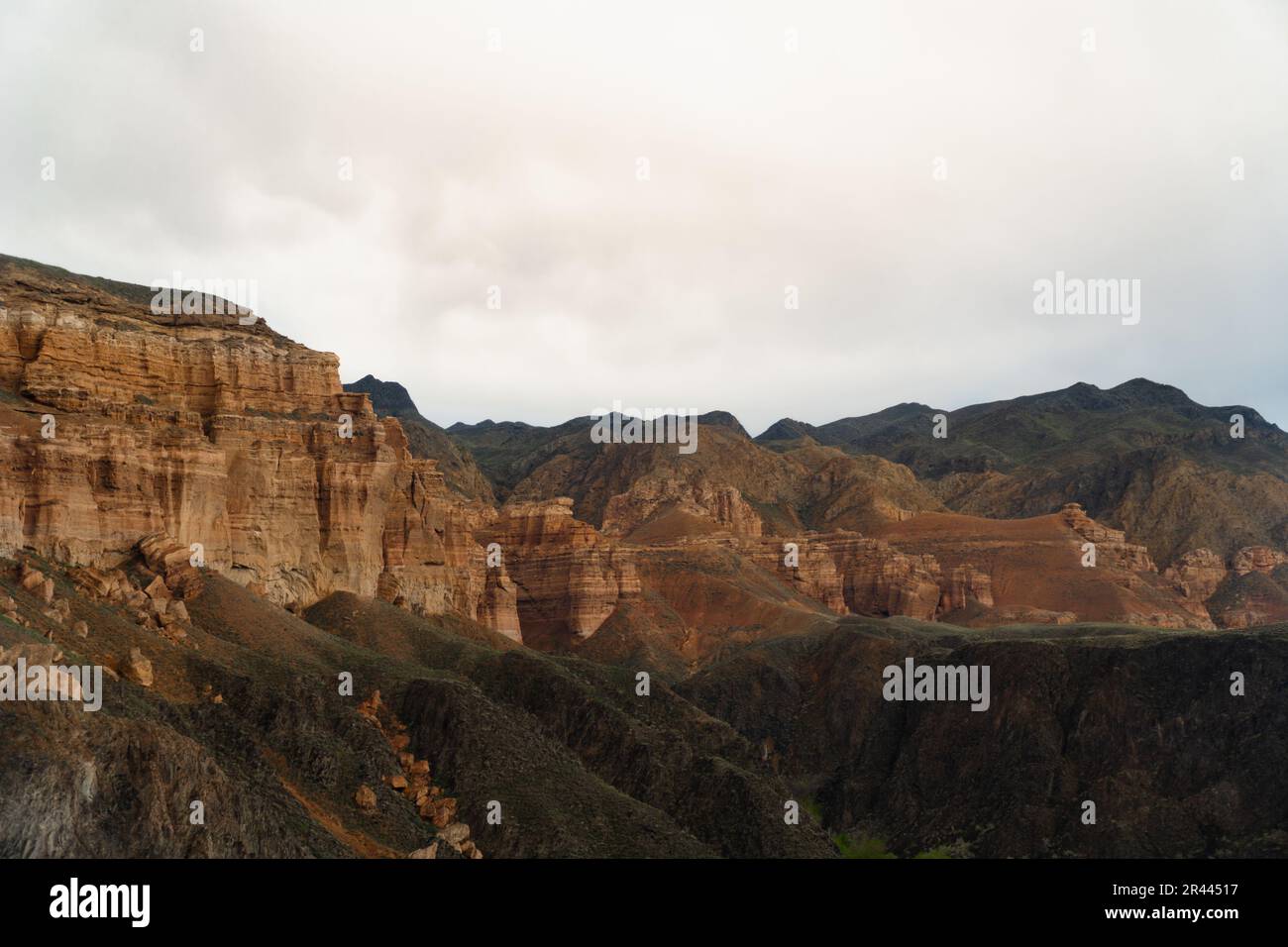 Parc national de Charyn. Kazakhstan, région d'Alma-ATA Banque D'Images