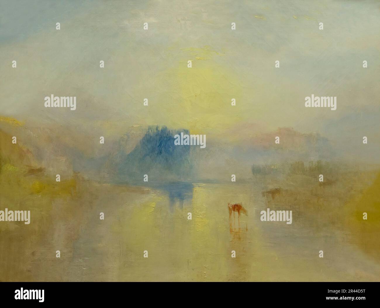 Château de Norham, Sunrise, JMW Turner, vers 1845, Banque D'Images