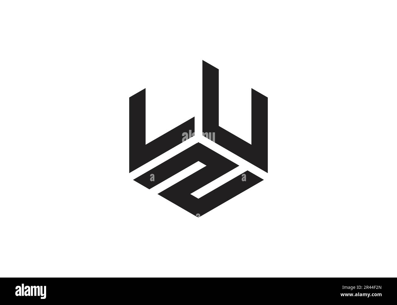 LUN initiale Monogram lettre lun logo Design Vector Template l u n Cube Polygon Letter logo Design Illustration de Vecteur