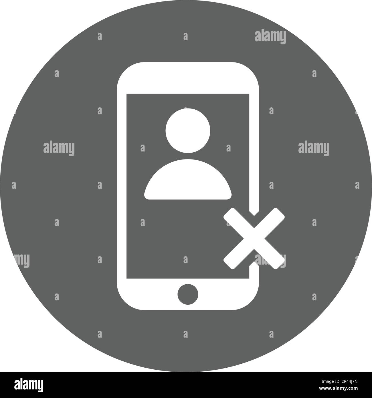 Supprimer, cesser, conclusion conception d'icône en utilisant à des fins commerciales, médias imprimés, Web ou tout type de projets de conception. Illustration de Vecteur