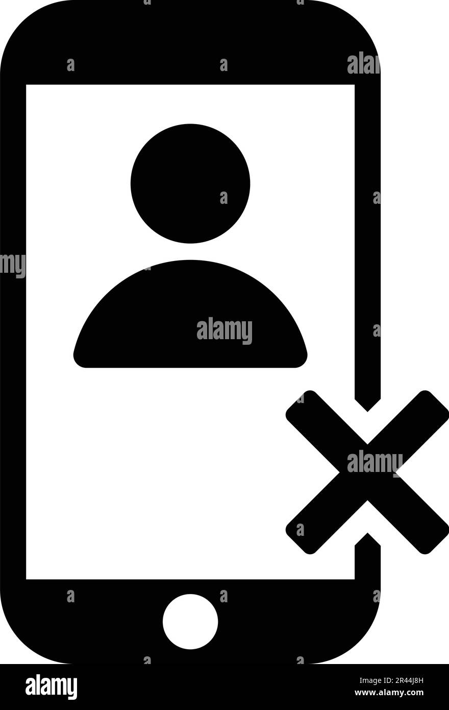 Supprimer, cesser, conclusion conception d'icône en utilisant à des fins commerciales, médias imprimés, Web ou tout type de projets de conception. Illustration de Vecteur