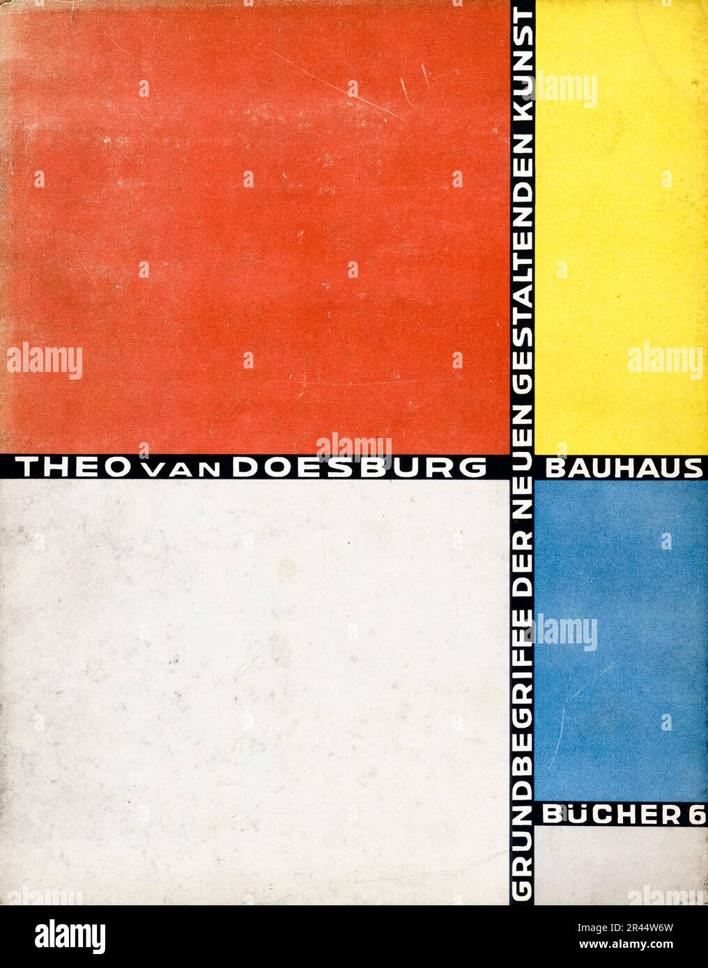 Theo van Doesburg, Bauhausbücher 6 (Bauhaus Books), peinture abstraite 1925 Banque D'Images