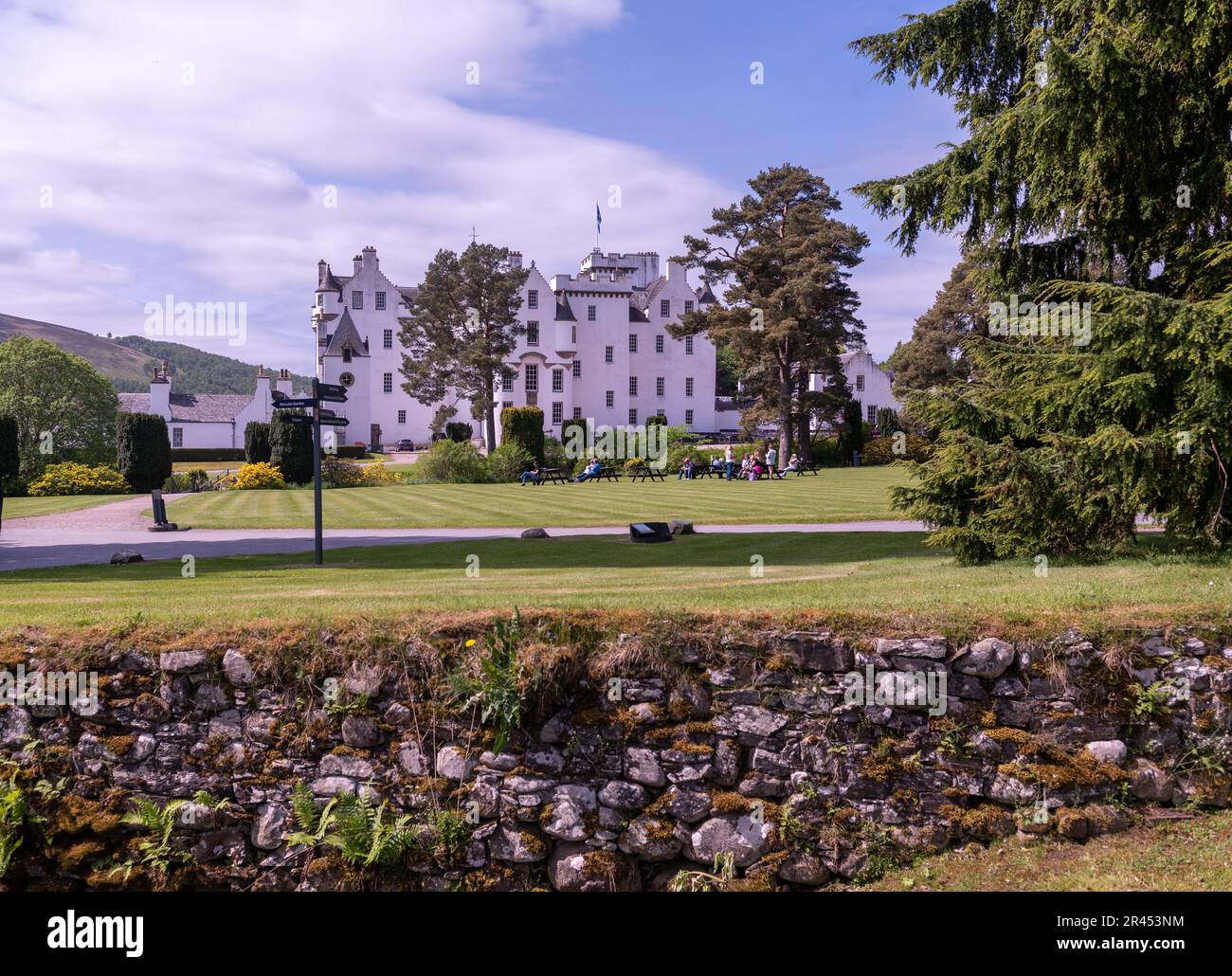 Château de Blair à Perthshire, Écosse Banque D'Images