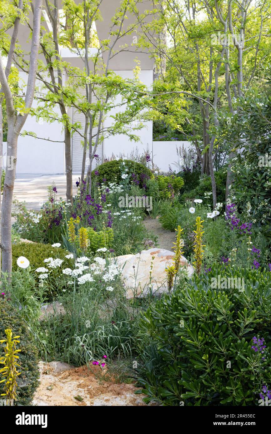 Chelsea Flower Show 2023, jardin du spectacle, Memoria & Greenacres transcendance Garden, Banque D'Images