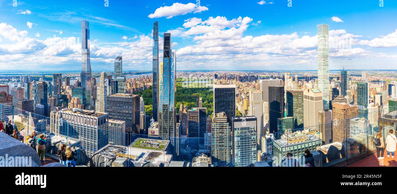 Aerial Central Park, New York Banque D'Images