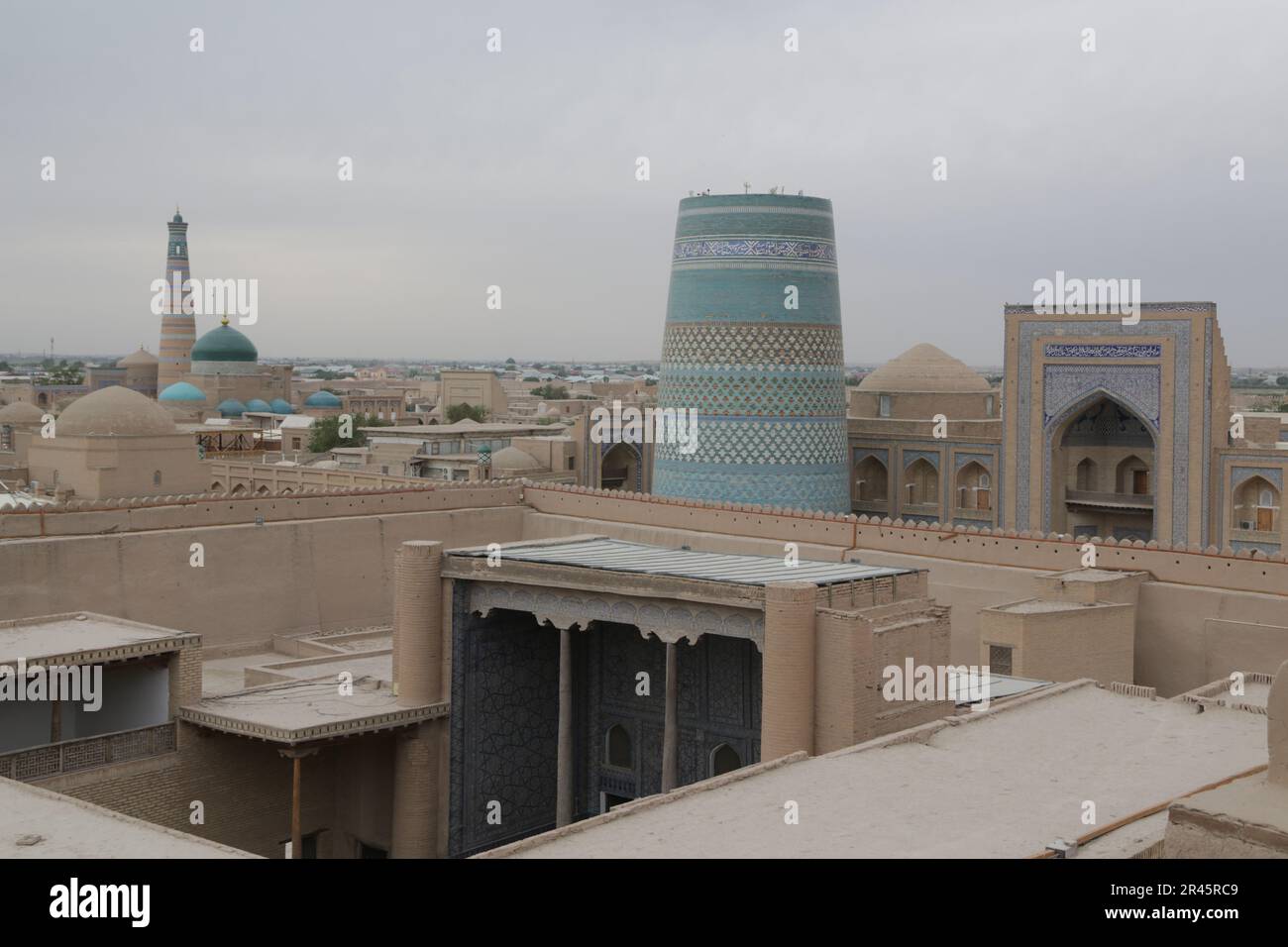 En Ouzbékistan, la route de la soie antique et l'histoire Banque D'Images