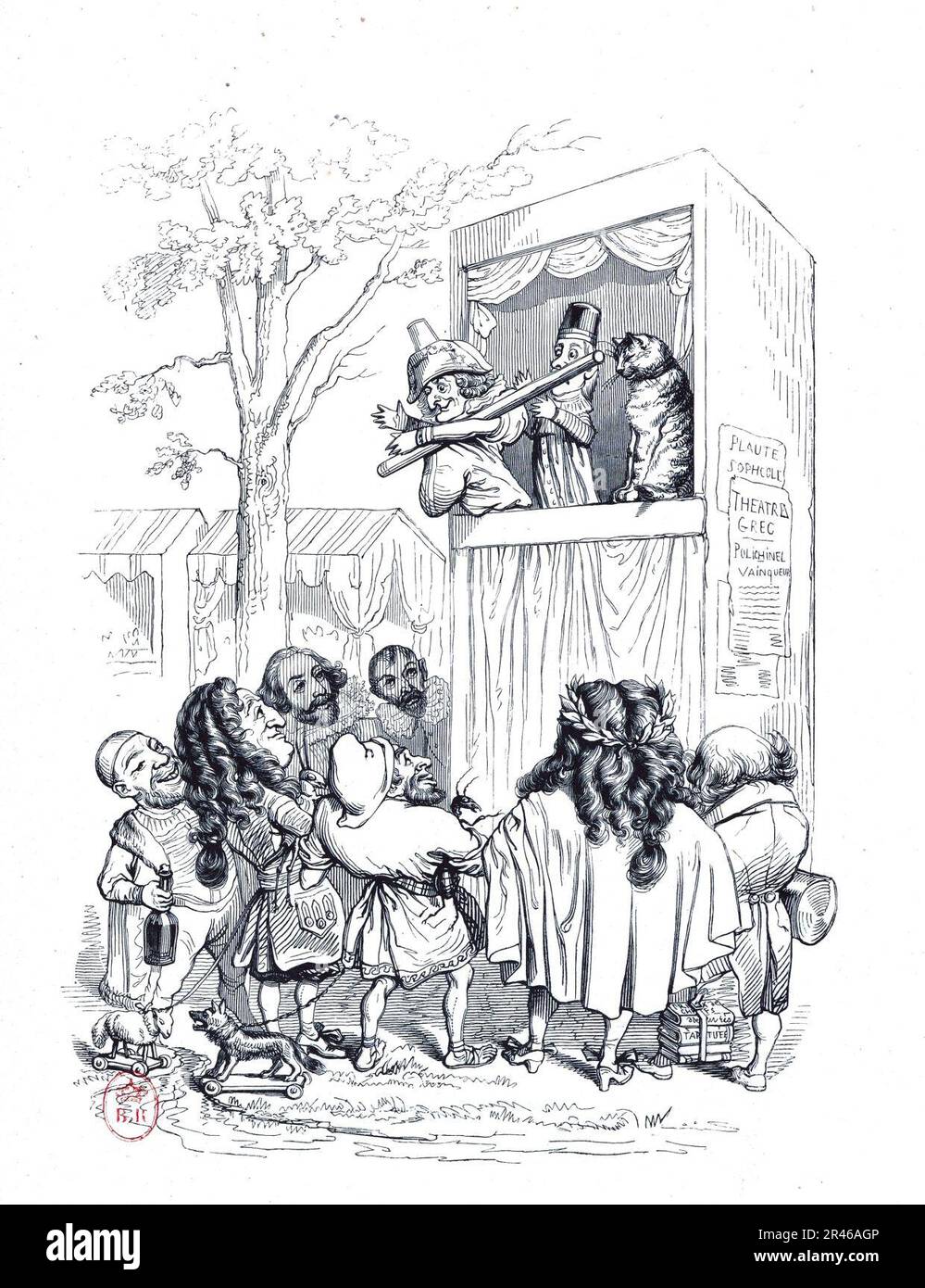 Grandville les Plaisoirs des champs Elysées 5 Banque D'Images Grandville les Plaisoirs des champs Elysées 5 Banque D'Images