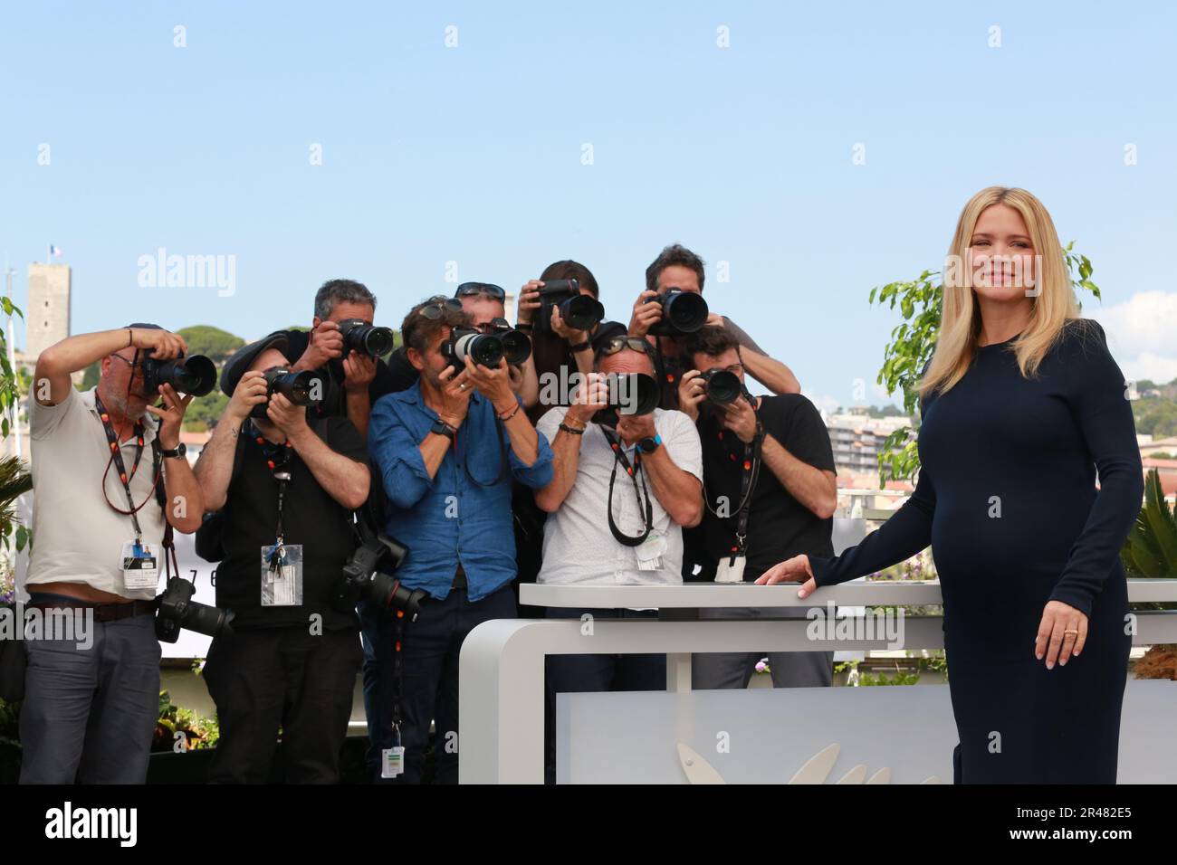 Cannes, France, 26th mai 2023. Virginie Efira à l'appel photo pour le film All to Play for (Rien À Perdre) au Festival de Cannes 76th. Crédit photo: Doreen Kennedy / Alamy Live News. Banque D'Images