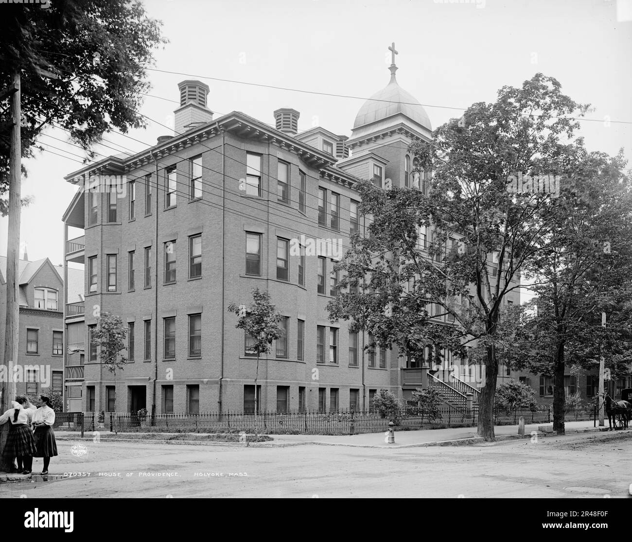 Maison de Providence, Holyoke, Massachusetts, entre 1900 et 1910. Banque D'Images