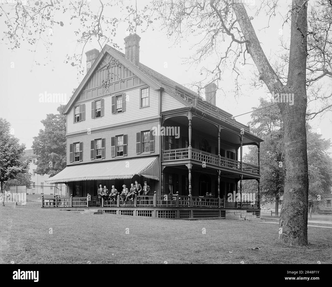 Psi Upsilon House, Amherst College, c1908. Banque D'Images