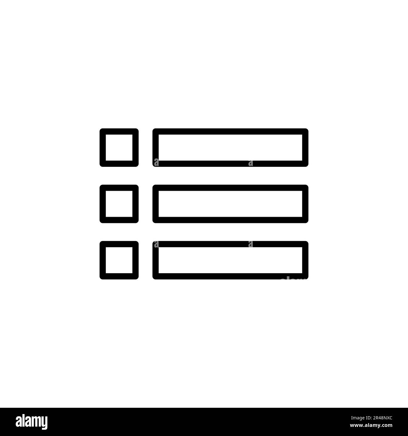Vecteur d'icône de menu. icône du menu web. symbole du menu hamburger Illustration de Vecteur