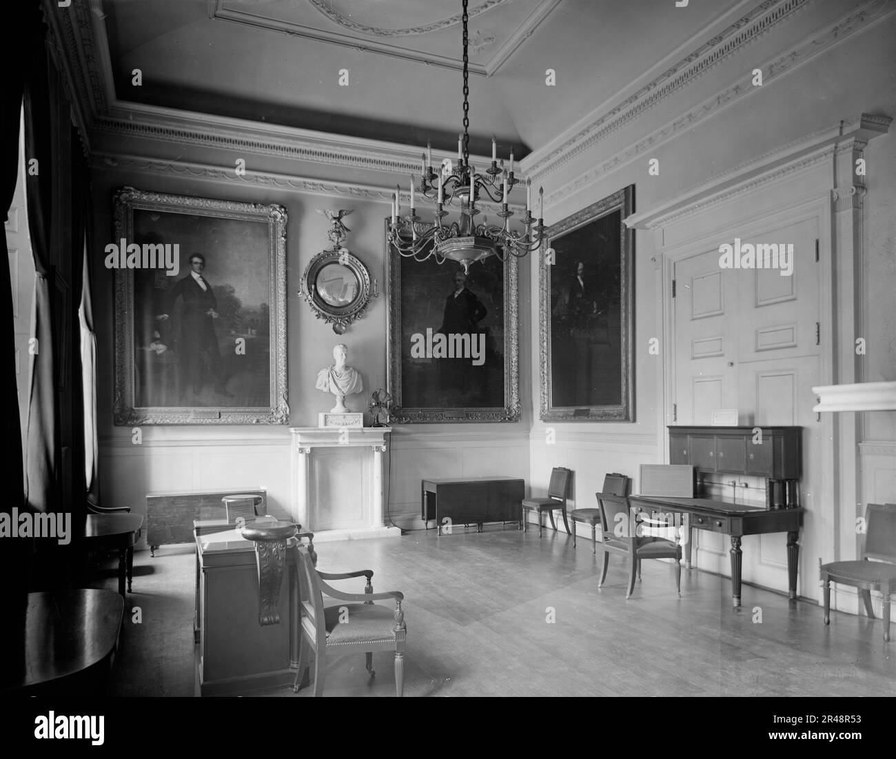 Salle du gouverneur, Hôtel de ville, New York, c.between 1910 et 1920. Banque D'Images