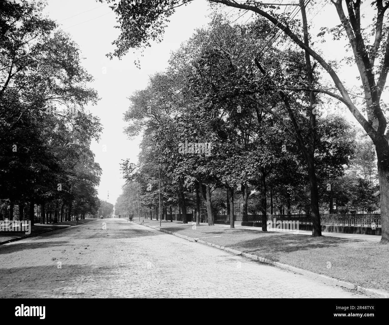 Euclid Avenue, Cleveland (Ohio), C1900. Banque D'Images