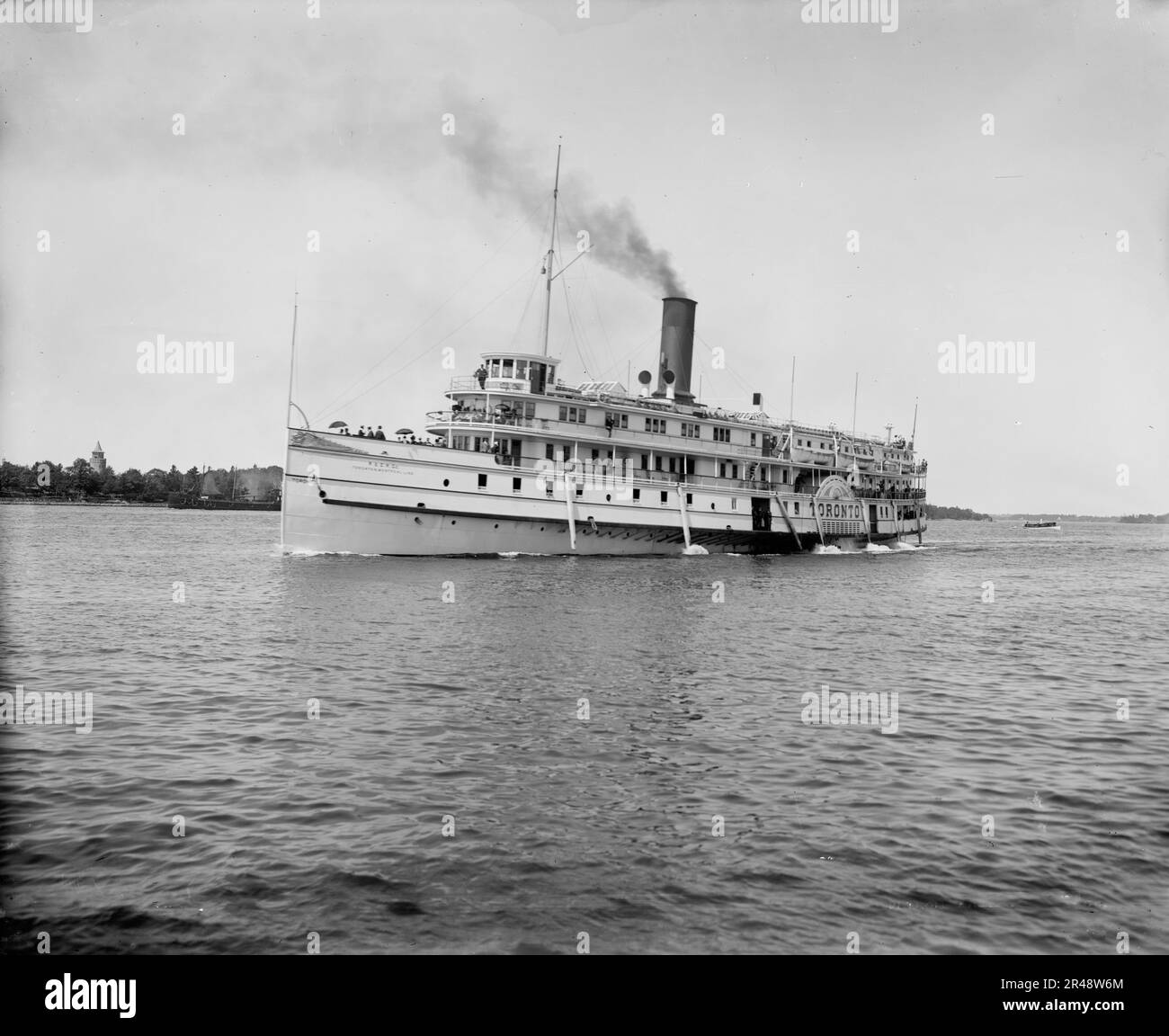 Steamer Toronto, Alexandria Bay, Thousand Islands, (1901?). Banque D'Images