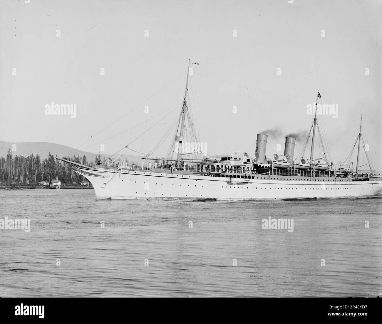 Steamer Empress de Chine, entre 1900 et 1910. Banque D'Images