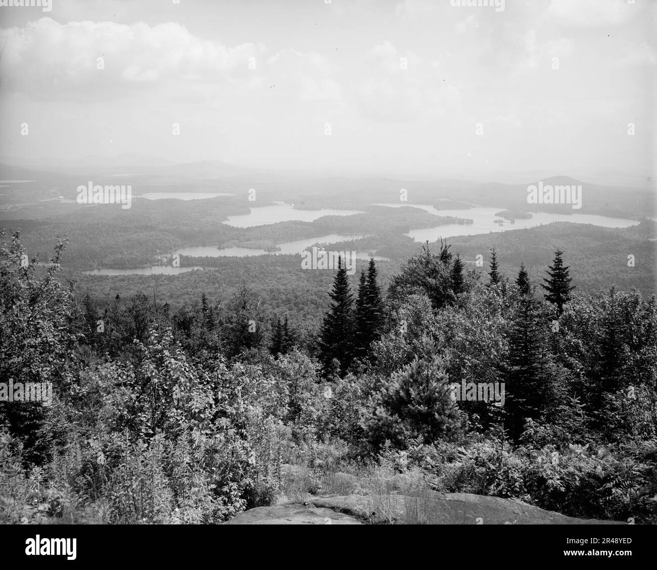 St. Regis Lakes de St. Regis Mtns., Adirondack MTS., N.Y., entre 1900 et 1910. Banque D'Images