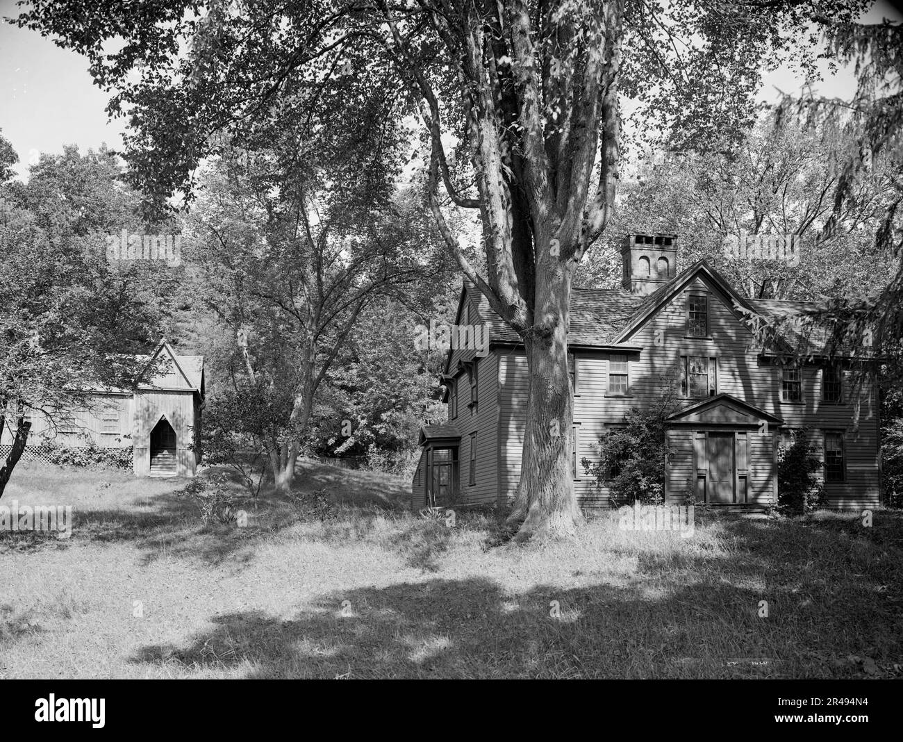 Alcott House [Orchard House] et School of Philosophy, Concord, Massachusetts, entre 1900 et 1906. Banque D'Images