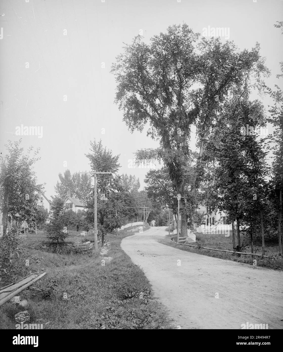 Rue Alton Bay, Lake Winnipesaukee, N.H., A, c1906. Banque D'Images