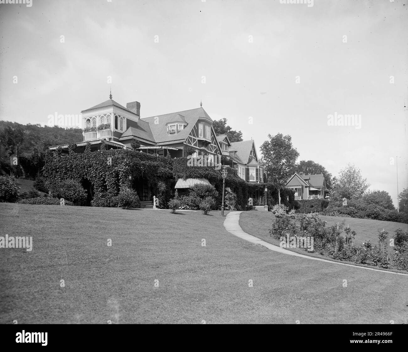 Chalet de M. Fleischmann, Fleischmann, Catskill Mountains, New York, entre 1900 et 1906. Banque D'Images